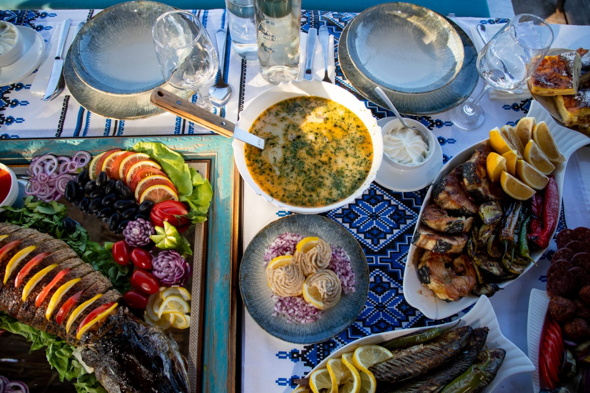 Traditional Delta fish feast